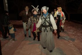 Participants of Malanka celebration