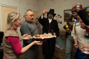 Participants of Malanka celebration
