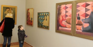 Exhibition of paintings on silk by Anna Atoyan