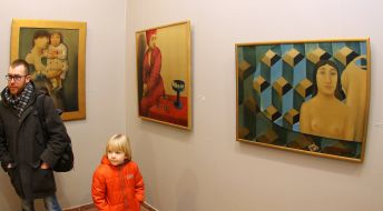 Exhibition of paintings on silk by Anna Atoyan