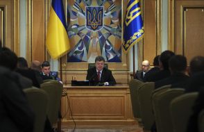 Vladimir Groisman, Petro Poroshenko and Arseniy Yatsenyuk