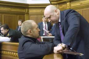 Aleksandr Turchinov and Andrey Teteruk