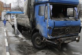Наслідки ДТП на вул. Теліги