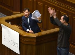 Oleg Lyashko and Andrey Ivanchuk