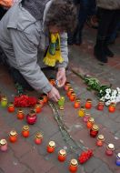 Акция протеста против терроризма "Je suis Volnovakha"