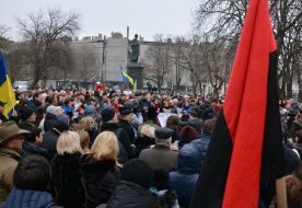 Акция протеста против терроризма "Je suis Volnovakha"