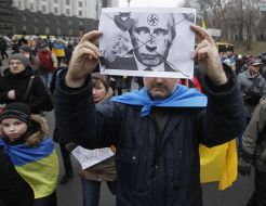 Marchers solidarity against terrorism