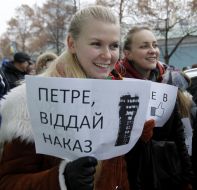 Marchers solidarity against terrorism