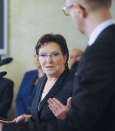 Арсений Яценюк и Эва Копач