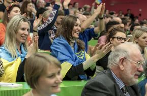 Participants of the meeting with the President of Ukraine at the University of Zurich