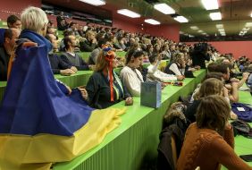 Participants of the meeting with the President of Ukraine at the University of Zurich