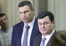 Aleksandr Kvitashvili and Vitaliy Klichko