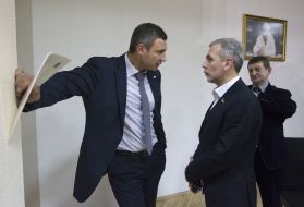 Vitaliy Klichko and Oleg Musiy