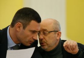 Vitaliy Klichko and Aleksey Reznikov