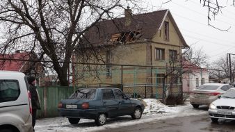 Последствия обстрела поселка Сартана