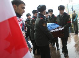Funeral of Tamaz Sukhiashvili