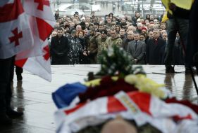 Funeral of Tamaz Sukhiashvili