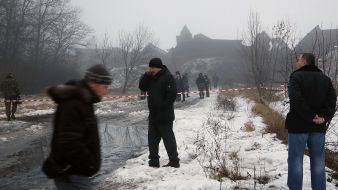 Investigative measures in place to undermine the railway bridge