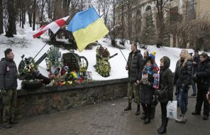 Чествование памяти первых героев Небесной сотни