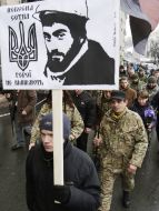 Чествование памяти первых героев Небесной сотни