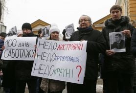 Action "The President and the lustration: 100 days of sabotage"