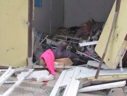 The consequences of fire in Mariupol