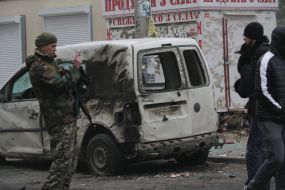 The consequences of fire in Mariupol