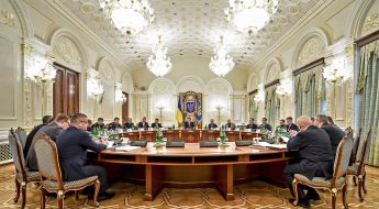 Заседание СНБО под председательством Петра Порошенко