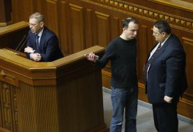 Sergey Pashinskiy, Yegor Sobolev and Anton Heraschenko