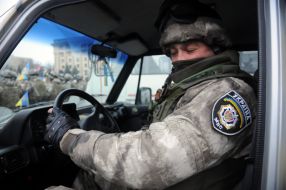 Soldiers of the special purpose company MIA "East-proof"