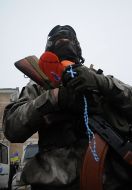 Soldiers of the special purpose company MIA "East-proof"