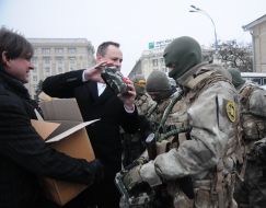 Soldiers of the special purpose company MIA "East-proof"