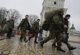 Soldiers of of the Azov regiment sent to the ATO area