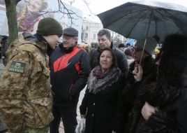 Soldiers of of the Azov regiment sent to the ATO area