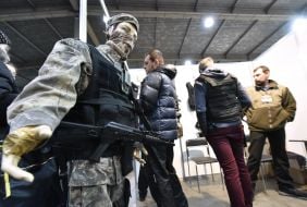 The exhibition "Volunteer voenprom"