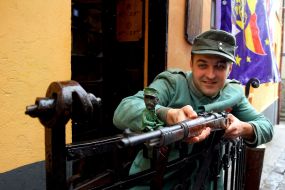 Mini sculpture of Transcarpathian Opryshko