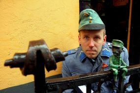 Mini sculpture of Transcarpathian Opryshko