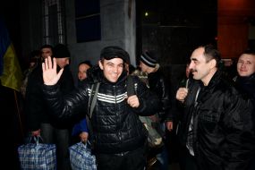 Men called up for military service mobilization