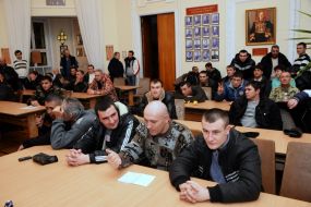 Men called up for military service mobilization
