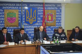 Aleksandr Kvitashvili, Grigoriy Samardak, Arseniy Yatsenyuk and Sergey Bochkovskiy