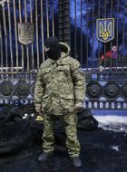 Митинг возле здания Минобороны