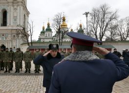 Seeing fighters company patrol special police "Holy Mary"