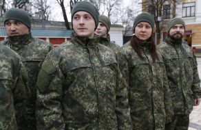 Seeing fighters company patrol special police "Holy Mary"