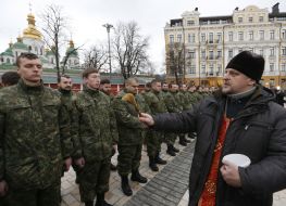Seeing fighters company patrol special police "Holy Mary"