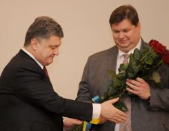 Petr Poroshenko and Igor Baluta