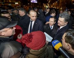 Petr Poroshenko and Igor Rainin