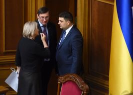 Yuriy Lutsenko, Iryna Lutsenko and Vladimir Groisman