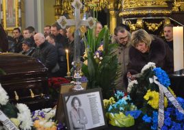 Церемония прощания с Андреем Кузьменко