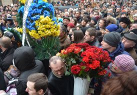 Церемония прощания с Андреем Кузьменко