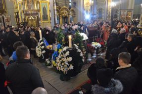 Церемония прощания с Андреем Кузьменко